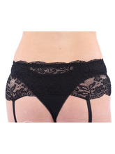 Classified Deep Lace Suspender Belt from Nice 'n' Naughty